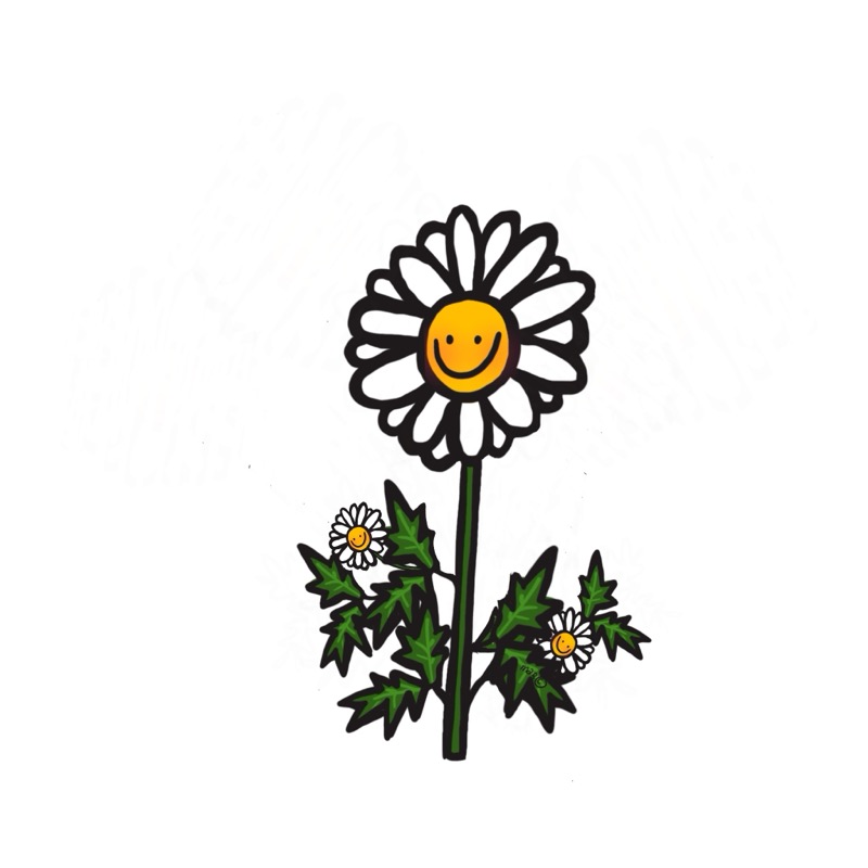 Handgetekende bloemenillustratie door Marretjes